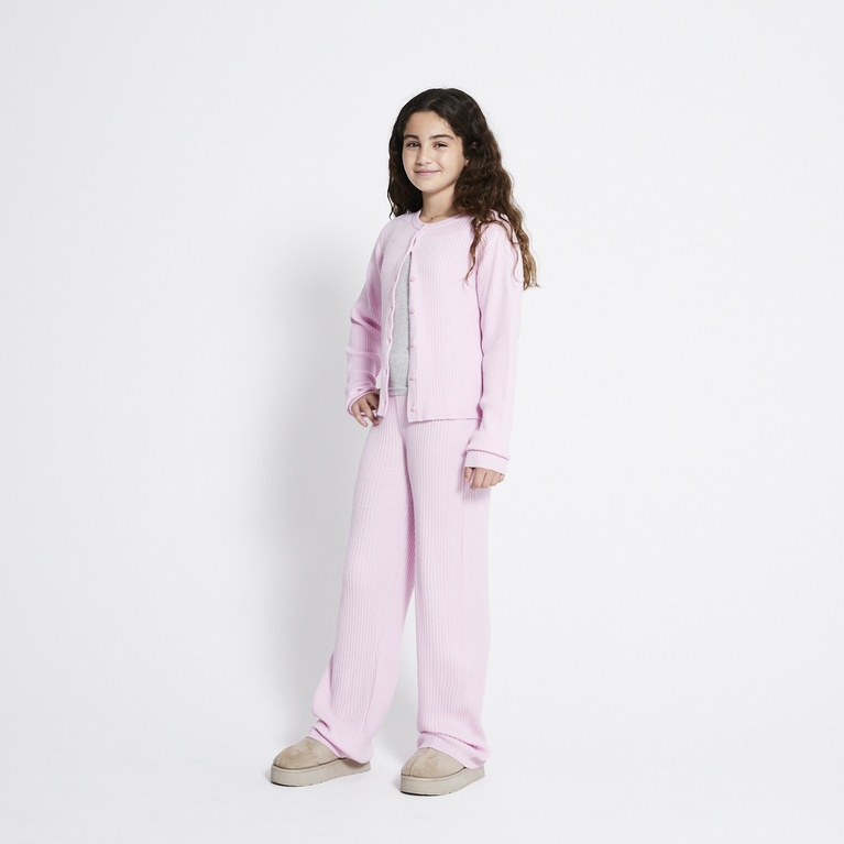 Rib-knit cardigan "Jannike star"